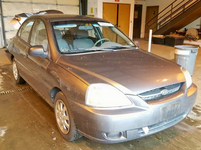 KNADC125646330300 - 2004 KIA RIO GRAY photo 1