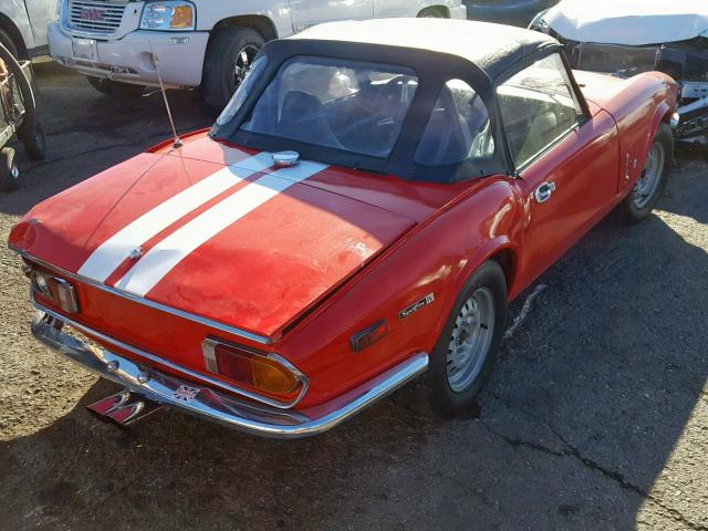 FK30859 - 1971 TRIUMPH CAR SPITFIRE RED photo 4