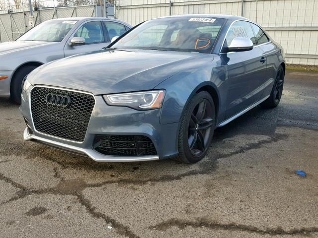 WAURV78T78A020474 - 2008 AUDI S5 QUATTRO BLUE photo 2