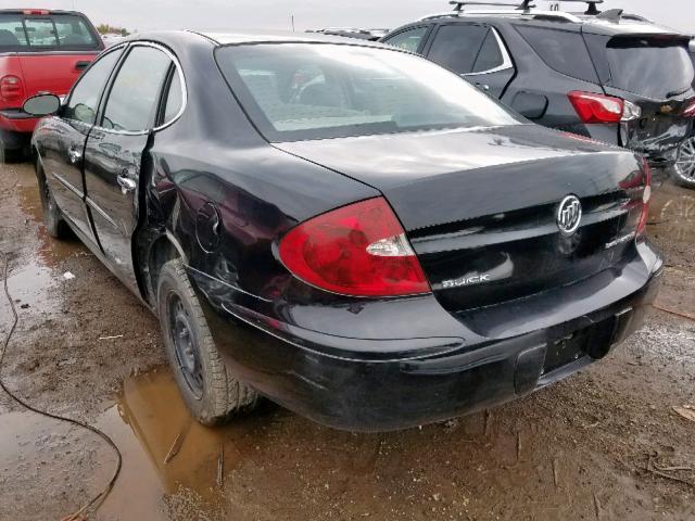 2G4WC562851321203 - 2005 BUICK LACROSSE C BLACK photo 3