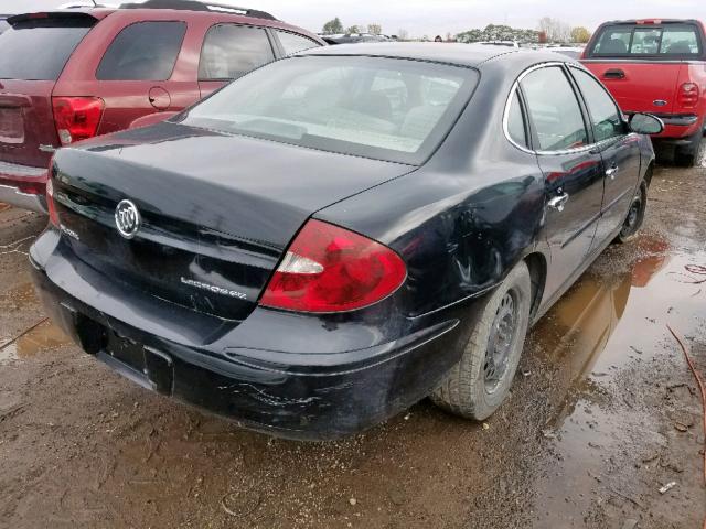 2G4WC562851321203 - 2005 BUICK LACROSSE C BLACK photo 4