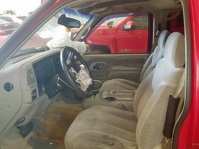 1GKEC13R0XJ724468 - 1999 GMC YUKON RED photo 5