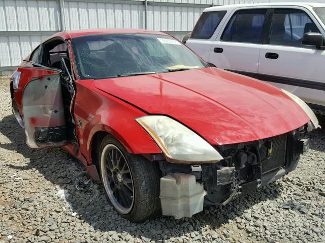 JN1AZ34D13T118170 - 2003 NISSAN 350Z COUPE RED photo 1