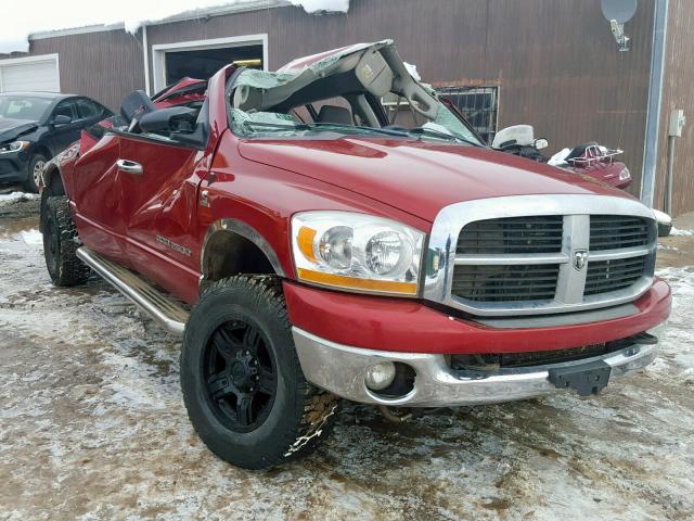 3D7KS29C86G230066 - 2006 DODGE RAM 2500 MAROON photo 1