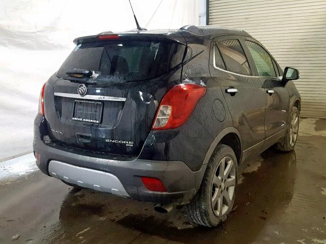 KL4CJGSB6EB601985 - 2014 BUICK ENCORE BLACK photo 4