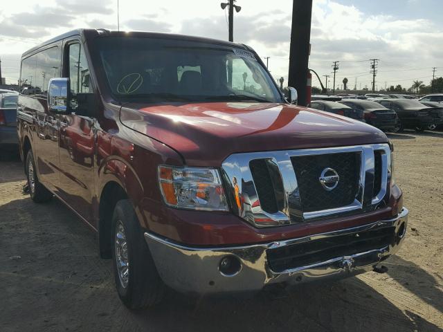 5BZAF0AA2GN855516 - 2016 NISSAN NV 3500 RED photo 1