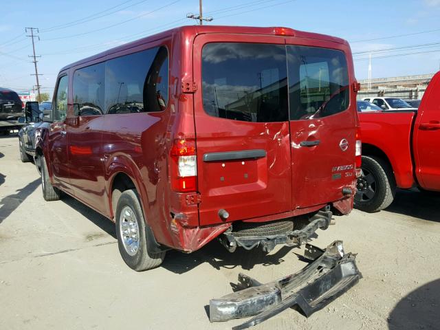 5BZAF0AA2GN855516 - 2016 NISSAN NV 3500 RED photo 3