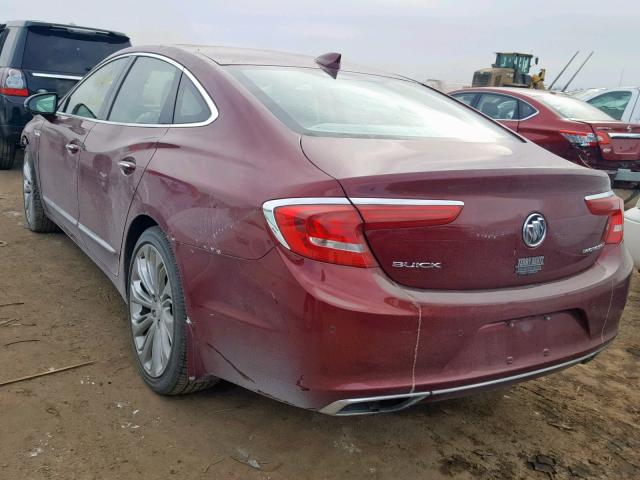 1G4ZR5SS1HU200765 - 2017 BUICK LACROSSE P RED photo 3