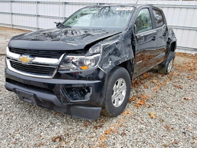 1GCGSBEA2H1167665 - 2017 CHEVROLET COLORADO BLACK photo 2