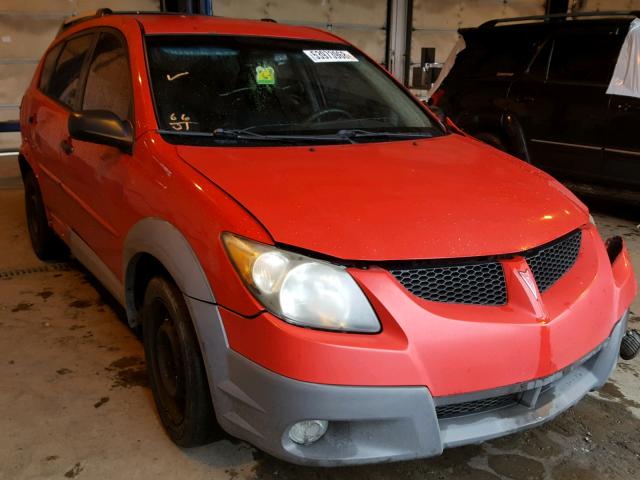 5Y2SL628X3Z412660 - 2003 PONTIAC VIBE RED photo 1