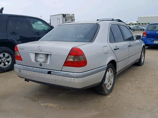 WDBHA28E2TF369048 - 1996 MERCEDES-BENZ C 280 SILVER photo 4