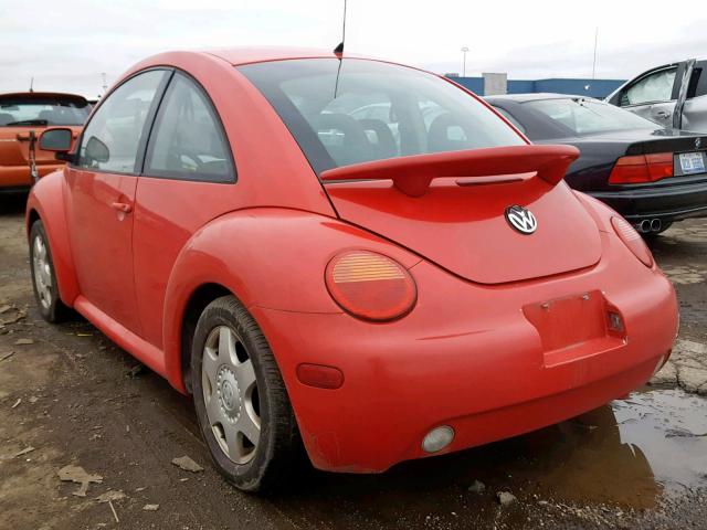 3VWBB61C2WM020932 - 1998 VOLKSWAGEN NEW BEETLE RED photo 3