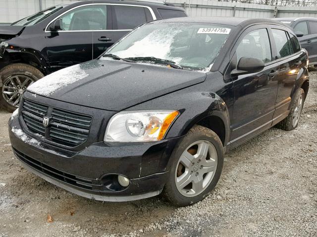 1B3HB48B58D509548 - 2008 DODGE CALIBER SX BLACK photo 2