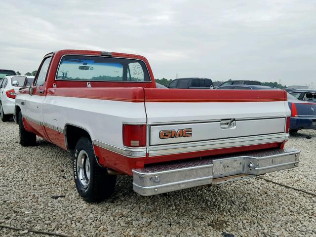 1GTDC14H0GF725345 - 1986 GMC C1500 RED photo 3