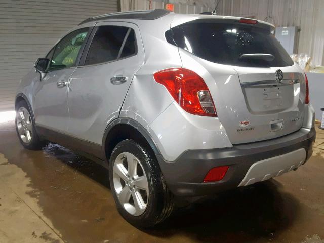 KL4CJASB3GB674683 - 2016 BUICK ENCORE SILVER photo 3