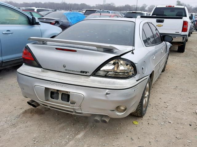 1G2NV52EX3C273967 - 2003 PONTIAC GRAND AM G SILVER photo 4