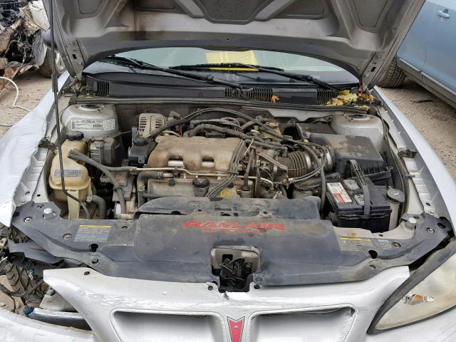 1G2NV52EX3C273967 - 2003 PONTIAC GRAND AM G SILVER photo 7