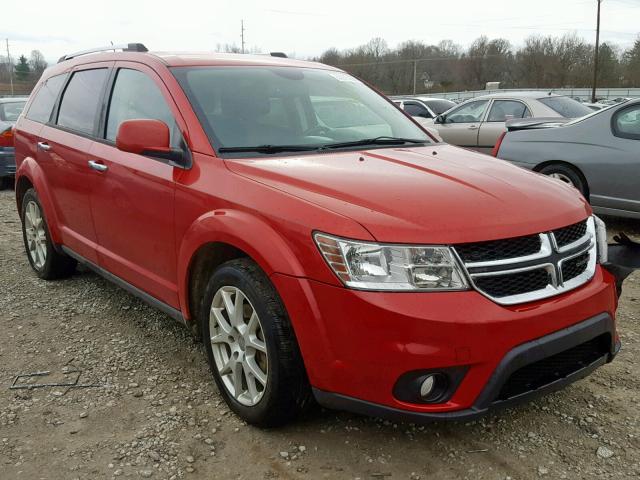 3C4PDDDG9ET175004 - 2014 DODGE JOURNEY LI RED photo 1