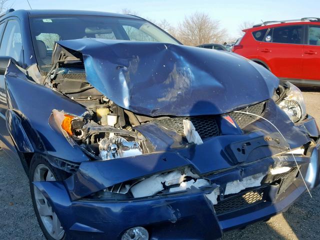 5Y2SM62893Z469669 - 2003 PONTIAC VIBE BLUE photo 9