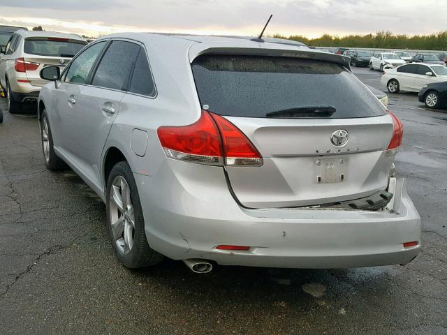 4T3ZK11A49U015415 - 2009 TOYOTA VENZA BASE SILVER photo 3