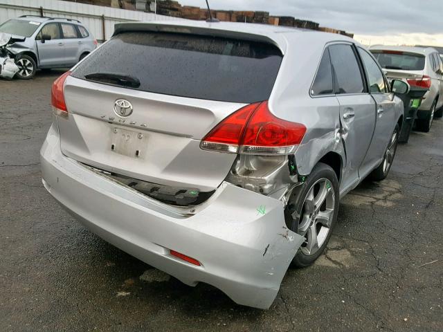 4T3ZK11A49U015415 - 2009 TOYOTA VENZA BASE SILVER photo 4