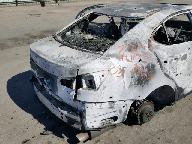 JTHBK262785073922 - 2008 LEXUS IS 250 BURN photo 10