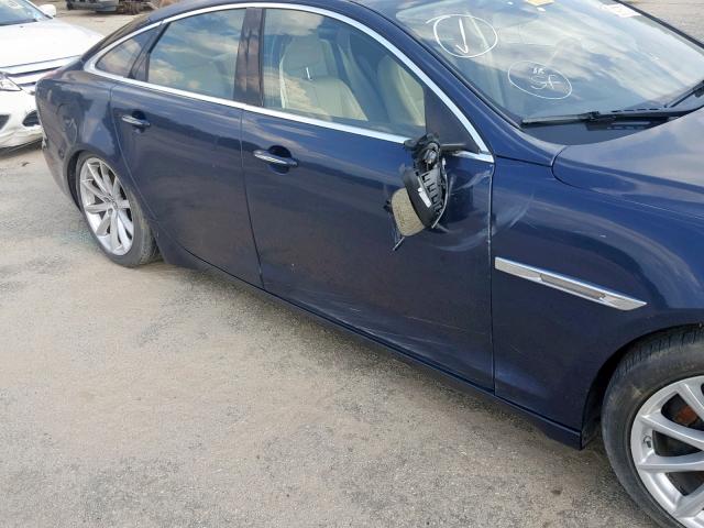 SAJWA1CB0BLV21734 - 2011 JAGUAR XJ BASE BLUE photo 9