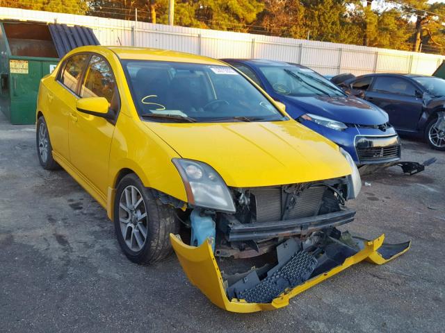 3N1CB61E77L706421 - 2007 NISSAN SENTRA SE- YELLOW photo 1