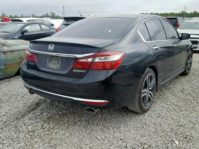 1HGCR2F50GA228331 - 2016 HONDA ACCORD SPO BLACK photo 4