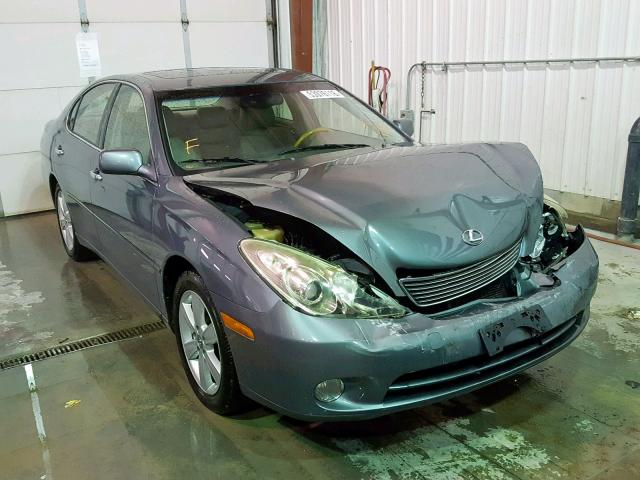 JTHBA30G955091783 - 2005 LEXUS ES 330 GRAY photo 1