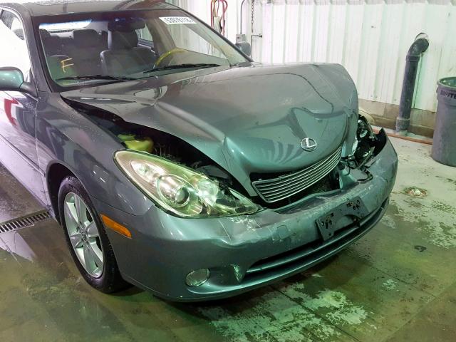 JTHBA30G955091783 - 2005 LEXUS ES 330 GRAY photo 9