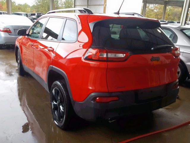 1C4PJLCB4JD621181 - 2018 JEEP CHEROKEE L RED photo 3