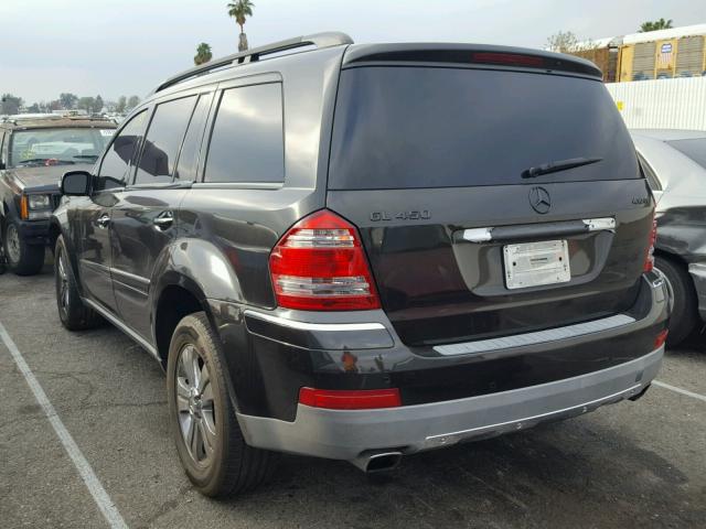 4JGBF71E57A184197 - 2007 MERCEDES-BENZ GL 450 4MA BLACK photo 3