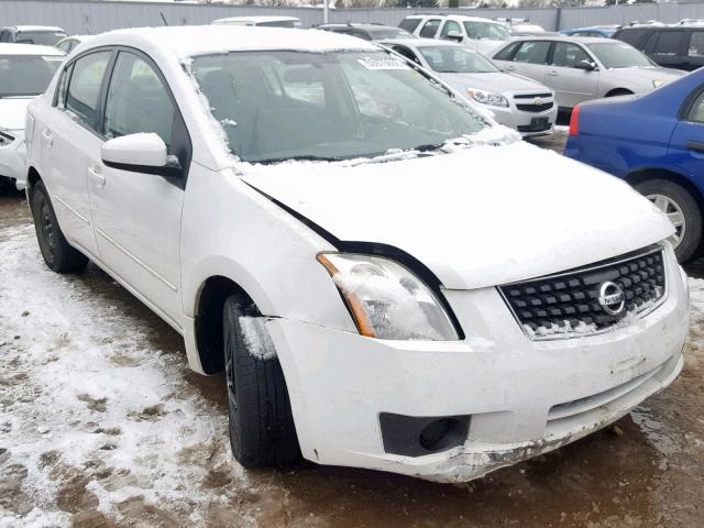 3N1AB61E37L726186 - 2007 NISSAN SENTRA 2.0 WHITE photo 1