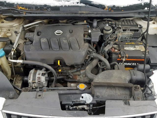 3N1AB61E37L726186 - 2007 NISSAN SENTRA 2.0 WHITE photo 7