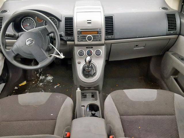 3N1AB61E37L726186 - 2007 NISSAN SENTRA 2.0 WHITE photo 9