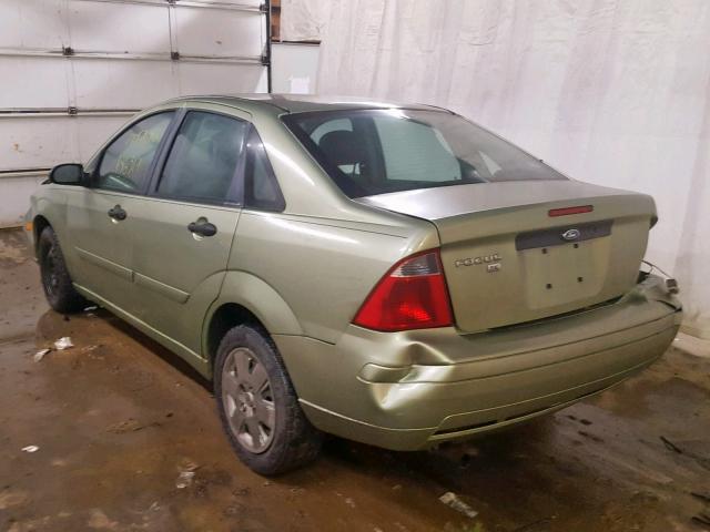 1FAFP34N67W207941 - 2007 FORD FOCUS ZX4 GREEN photo 3