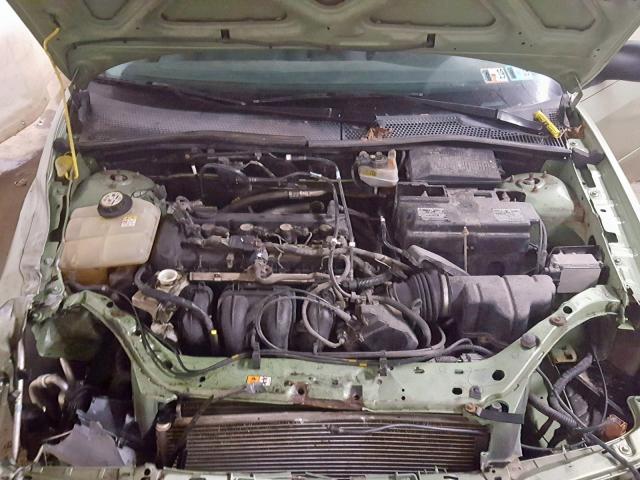 1FAFP34N67W207941 - 2007 FORD FOCUS ZX4 GREEN photo 7