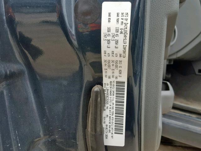 1J8HH48K96C352826 - 2006 JEEP COMMANDER Mavi foto 10