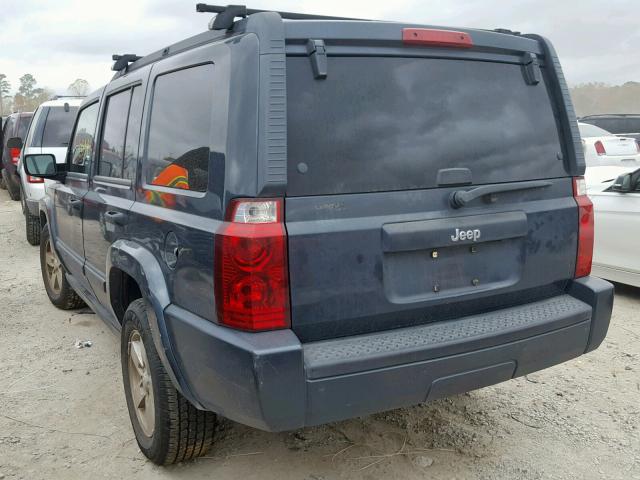 1J8HH48K96C352826 - 2006 JEEP COMMANDER Mavi foto 3
