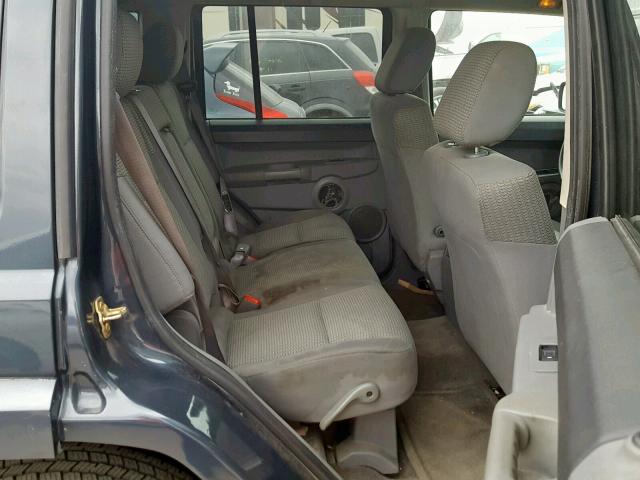 1J8HH48K96C352826 - 2006 JEEP COMMANDER Mavi foto 6