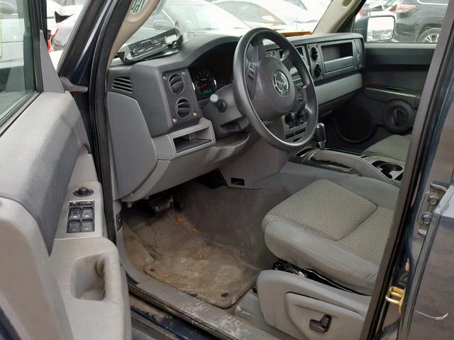 1J8HH48K96C352826 - 2006 JEEP COMMANDER Mavi foto 9