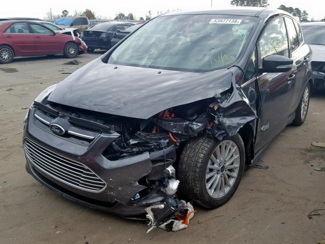 1FADP5CU7FL113840 - 2015 FORD C-MAX PREM GRAY photo 2