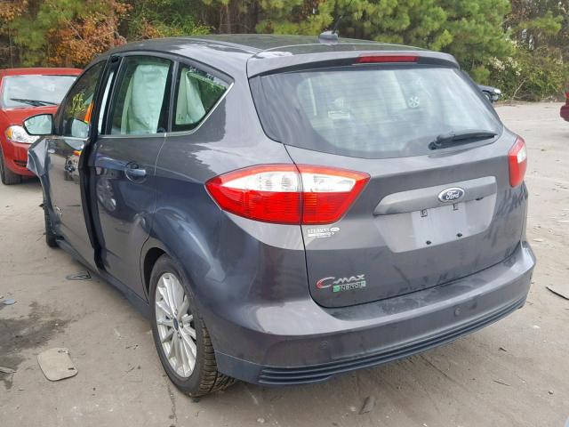 1FADP5CU7FL113840 - 2015 FORD C-MAX PREM GRAY photo 3