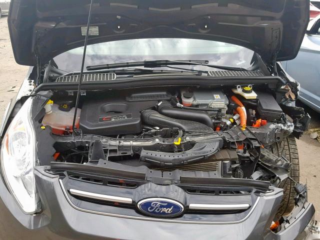 1FADP5CU7FL113840 - 2015 FORD C-MAX PREM GRAY photo 7