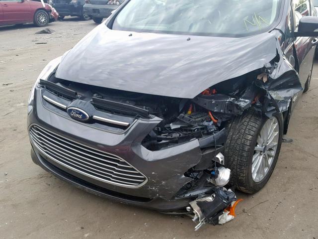 1FADP5CU7FL113840 - 2015 FORD C-MAX PREM GRAY photo 9