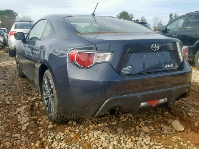 JF1ZNAA1XE8708020 - 2014 TOYOTA SCION FR-S CHARCOAL photo 3
