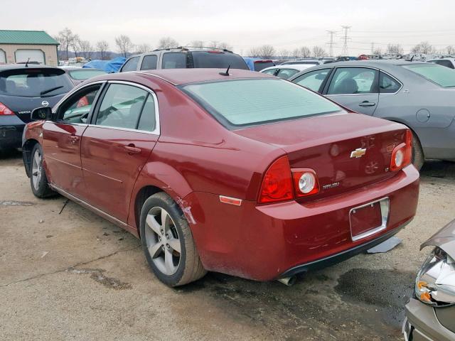 1G1ZJ57BX8F249397 - 2008 CHEVROLET MALIBU 2LT MAROON photo 3