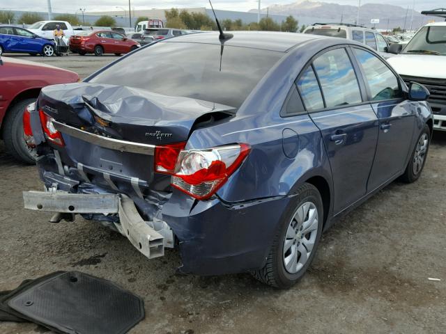 1G1PA5SH6E7209410 - 2014 CHEVROLET CRUZE LS BLUE photo 4