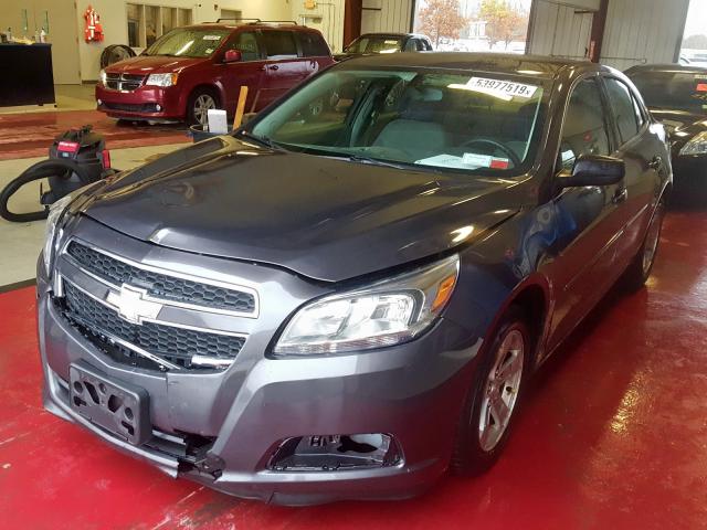 1G11B5SA4DF134796 - 2013 CHEVROLET MALIBU LS GRAY photo 2